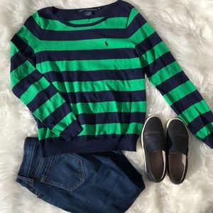 Classic Ralph Lauren Sport logo sweater EUC size M